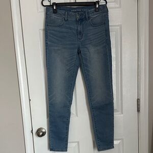 American Eagle Outfitters Women's Medium Blue Skinny Jeans
